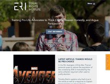 Tablet Screenshot of equalrightsinstitute.com